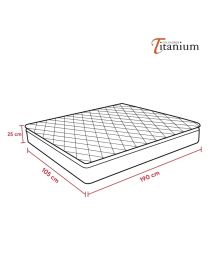 Colchón Titanium 1.5 Plazas Doble Acolchado | Ultra Confort