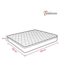 Colchón Titanium 2.0 Plazas Doble Acolchado | Suavidad y Firmeza