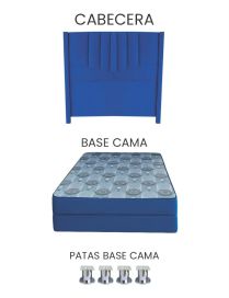 Cama Box Real 2.0 Plazas – Confort y Resistencia