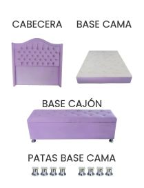 Cama Florencia 2.0 Plazas – Confort y Elegancia