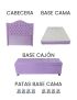 Cama Florencia 2.0 Plazas – Confort y Elegancia