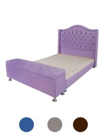 Cama Florencia 2.0 Plazas – Confort y Elegancia