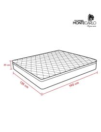 Colchón Espuma Suave 2 Plazas 8" | Sueño Reparador