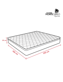 Colchón Espuma Suave 1.5 Plazas 8" | Confort y Soporte