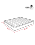Colchón Espuma Suave 1.5 Plazas 8" | Confort y Soporte